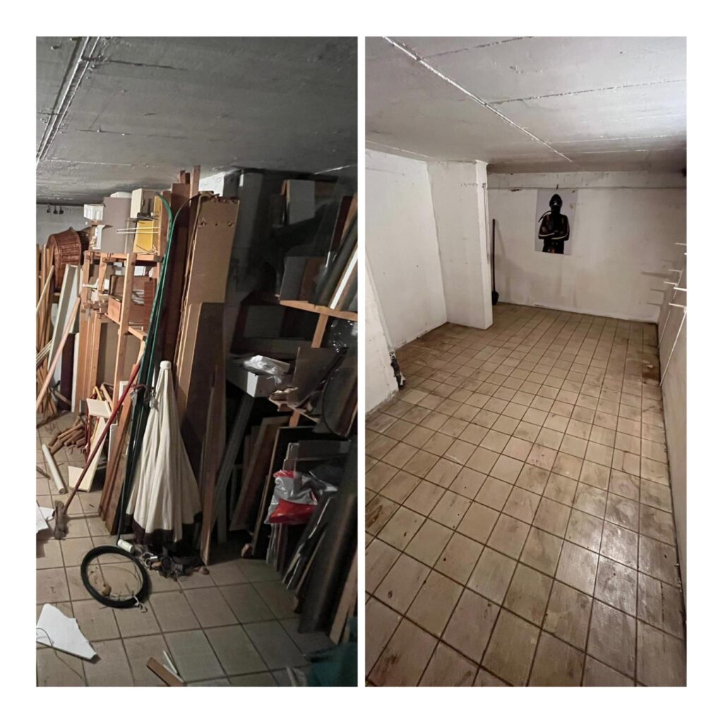 Entrümpelter Keller